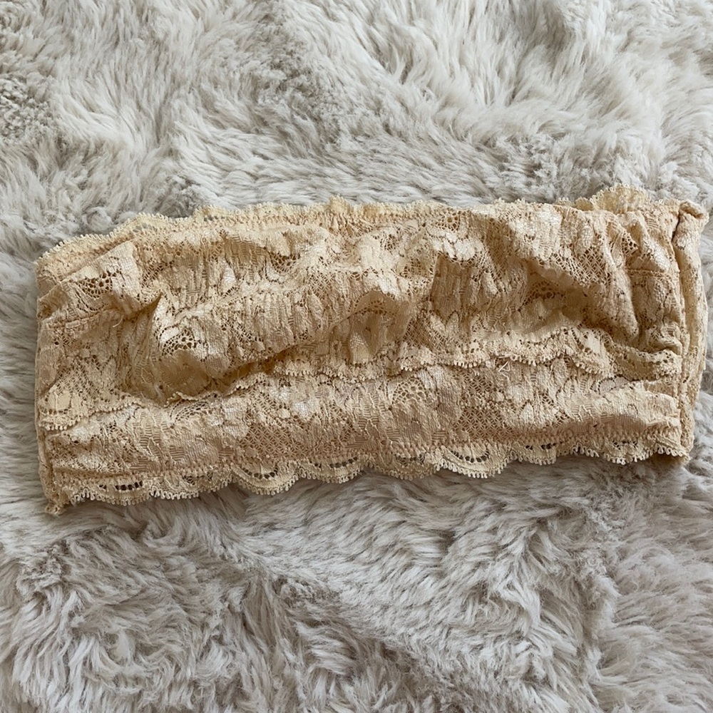 cosabella nude lace bandeau